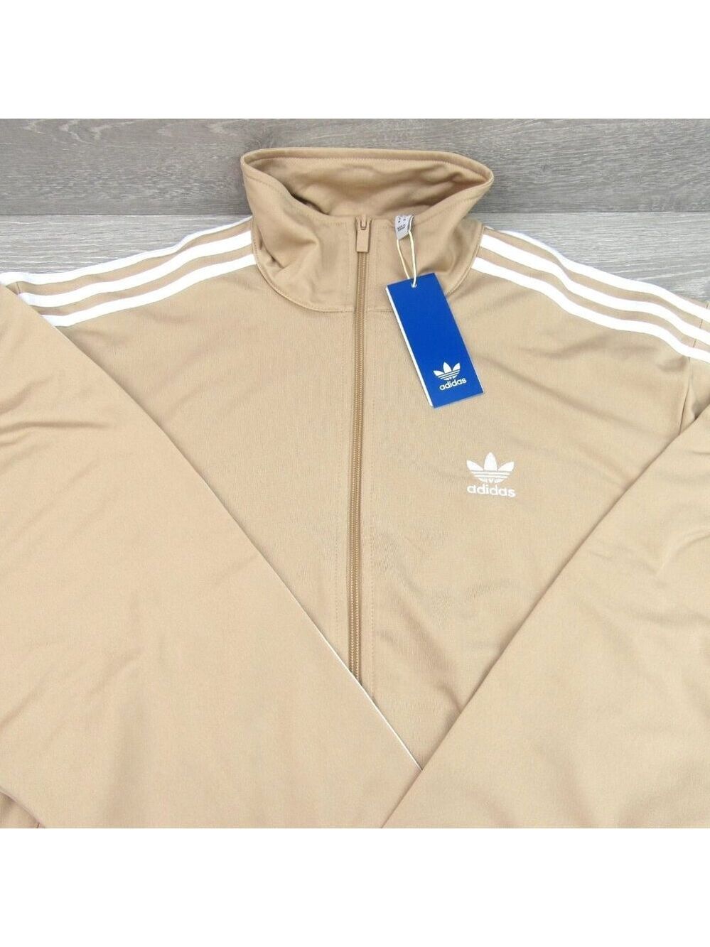 Adidas Originals Firebird Track Jacket Mens Size Medium Magic Beige NEW - Picture 4 of 12